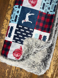 Toddler Firefighters Minky Fur Blanket