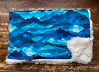 Adult Blue Mountains Minky Fur Blanket