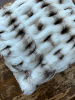 Mini Baby Marshmallow Enzo Fur Blanket