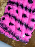 Adult Enzo Hot Pink Minky on Minky Blanket