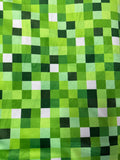 Mini Green Pixel Minky Fur Blanket