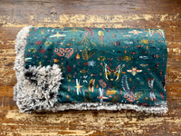 Adult Bugs Minky Fur Blanket