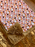 Baby Pink S’mores Minky Fur Blanket