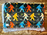 Adult Bigfoot Minky Fur Blanket