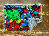 Fleece Superhero Fur Car Seat Blanket
