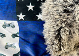 Toddler Sheriff Minky Fur Blanket