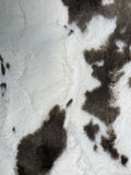 Adult Pony Cowhide Minky on Minky Blanket