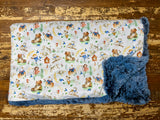 Baby Nursery Rhymes Minky Fur Blanket