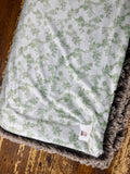 Adult Botanical Fur Blanket