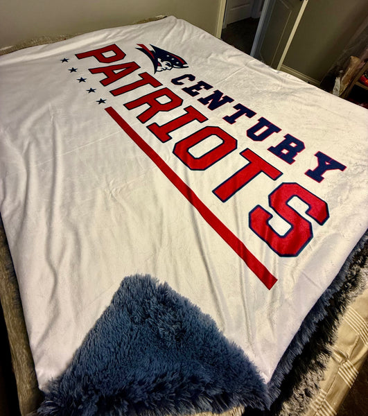 Adult Bismarck Century Minky Fur Blanket