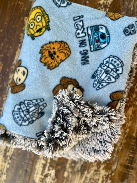 Fleece Star Wars Fur Car Seat Blanket