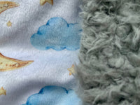 Baby Moon Minky Fur Blanket