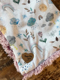 Mini Baby Rainbow Minky Fur Blanket