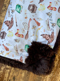 Toddler Wizard Minky Fur Blanket