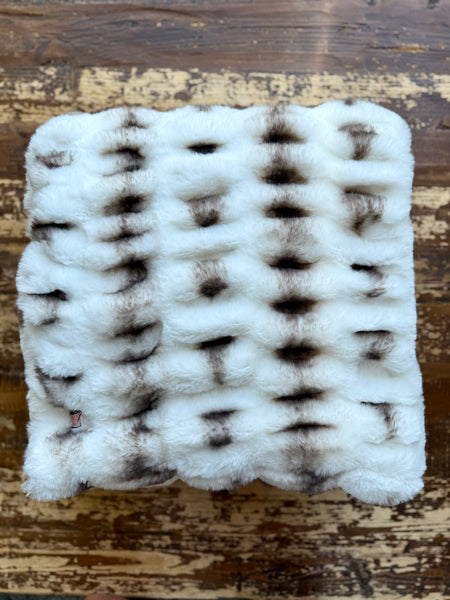 Mini Baby Marshmallow Enzo Fur Blanket