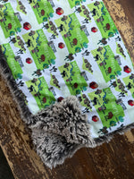 Baby North Dakota Minky Fur Blanket