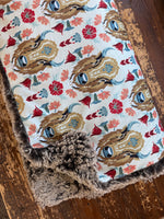 Adult Bison Minky Fur Blanket
