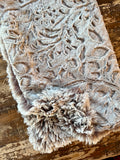 Mini Baby Leaf Minky Fur Blanket