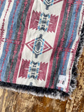 Aztec Flannel Fur Car Seat Blanket