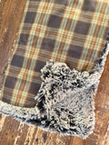 Toddler Plaid Minky Fur Blanket
