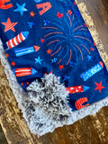 Adult USA Minky Fur Blanket