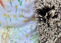 Mini Baby Woodland Animal Minky Fur Blanket