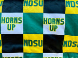 Pre Order Toddler NDSU Horns Up Minky Fur Blanket