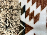 Adult Western Minky Fur Blanket