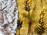 Adult Fields of Wheat Minky Fur Blanket