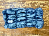 Minky Enzo Blue Fur Lovey Blanket