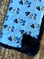 Toddler Mickey Mouse Minky Fur Blanket