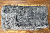 Adult Silver Teddy Bear Fur Minky Blanket