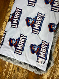 Travel University of Mary Minky Fur Blanket