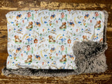 Baby Nursery Rhymes Minky Fur Blanket