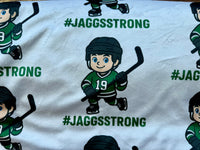 PRE-ORDER Toddler #JAGGSSTRONG Minky Fur Blanket
