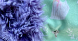 Toddler Teal Princess Minky Fur Blanket