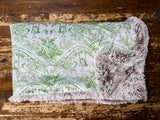 Adult Froggy Minky Fur Blanket