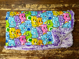 Baby Care Bears Minky Fur Blanket