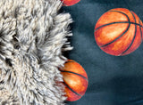 Adult Basketball Minky Fur Blanket