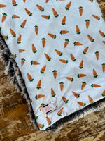 Mini Baby Carrots Minky Fur Blanket