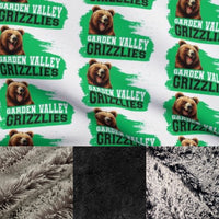 Adult Garden Valley Grizzlies Minky Fur Blanket