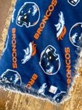 Adult Broncos Fleece Fur Blanket