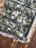 Adult Mossy Oak Minky Fur Blanket