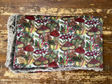 Adult Mushrooms Minky Fur Blanket
