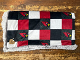 SALE Travel Carrington Cardinals Minky Fur Blanket