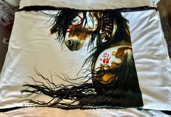 Baby Horse Minky Fur Blanket