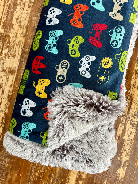Toddler Level Up Minky Fur Blanket