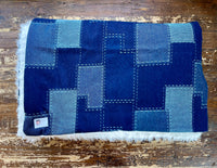 Adult Jean Patchwork Fur Blanket