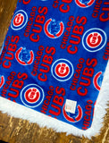 Adult XL Baseball Fleece Fur Blanket