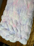 Adult Enzo Purple Mix Minky on Minky Blanket